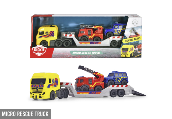 Dickie Vehicle Toy Range - Six Options Available - Elsewhere Pricing Starts at $19.99