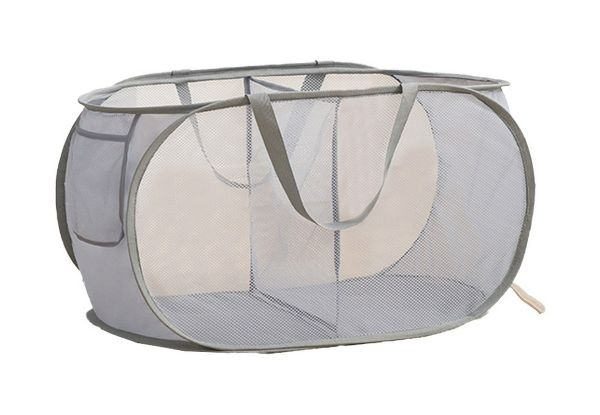 Mesh Laundry Basket - Available in Three Colours & Two Sizes