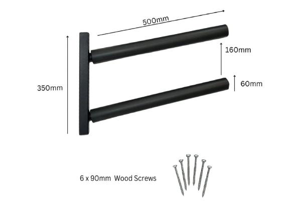 Double$down Pair of Board Wall Rack