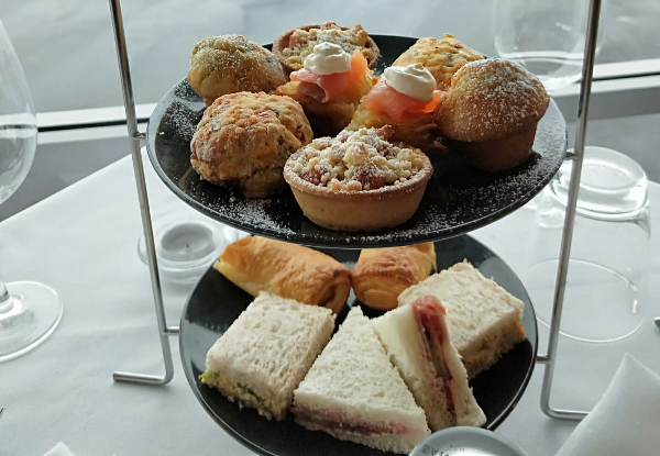 Indulgent High Tea by the Sea for One incl. Tea or Coffee - Options for French Bubbles or Moet & for up to Eight People