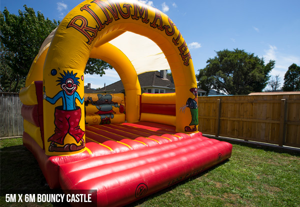 Four-Hour Bouncy Castle Hire incl. Installation & Pack Out  - Option with Slide