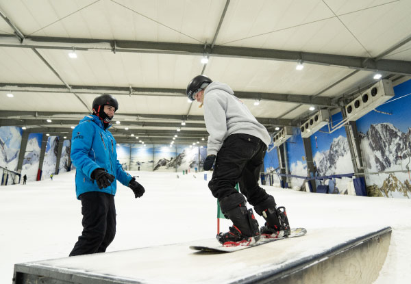 Learn to Ski or Snowboard with a Private Lesson Pack at Snowplanet