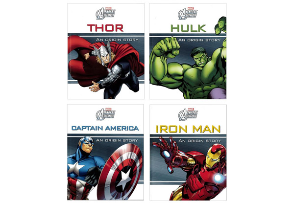 Marvel Avengers Origin Story Four-Book Set