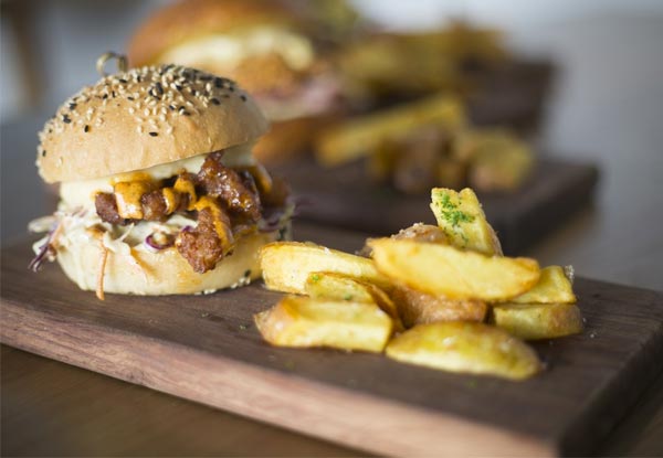 $29 for Your Choice of Any Two Burgers or Salads incl. Two House Wines or Peroni Tap Beers (value up to $66)