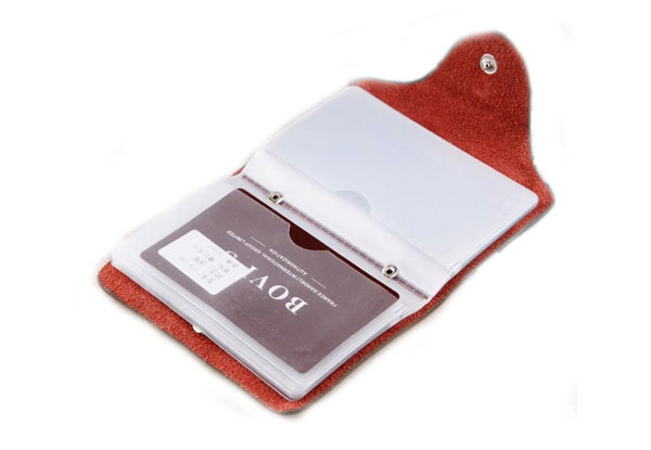 Genuine Leather Business/Credit Card Holder