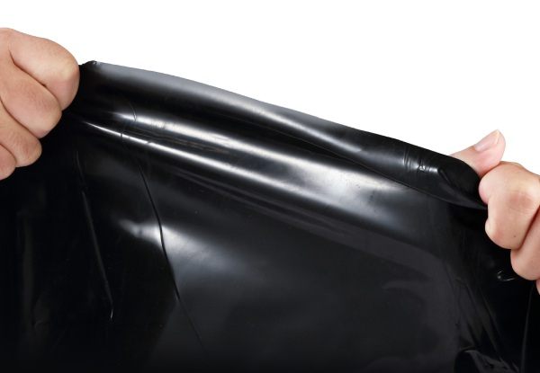 Heavy-Duty Black Pond Liner - Nine Options Available