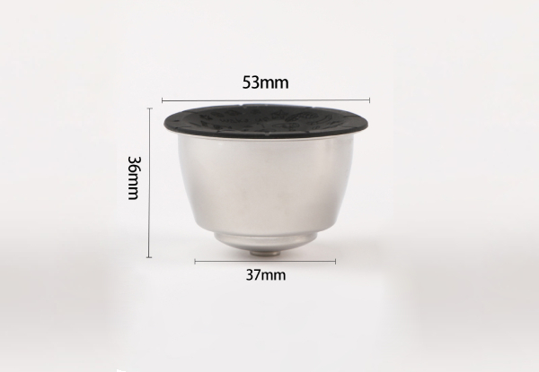 Stainless Steel Refillable Capsule Compatible with Dolce Gusto