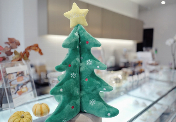 Soft Christmas Tree Plush Decoration - Three Colours Availablle