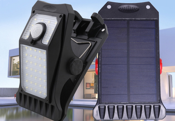 45-LED Outdoor Clip Motion Sensor Light - Available in Two Colours & Option for Two-Pack