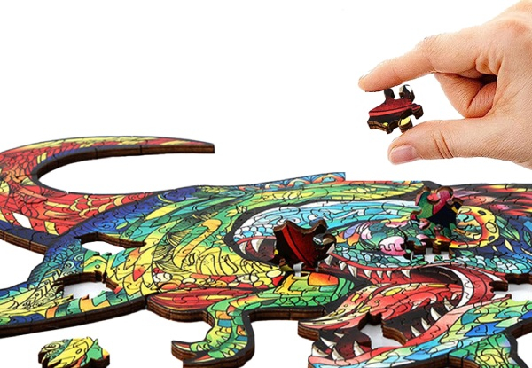 Wooden Dinosaur Jigsaw Puzzles - Available in Three Sizes & Two Options