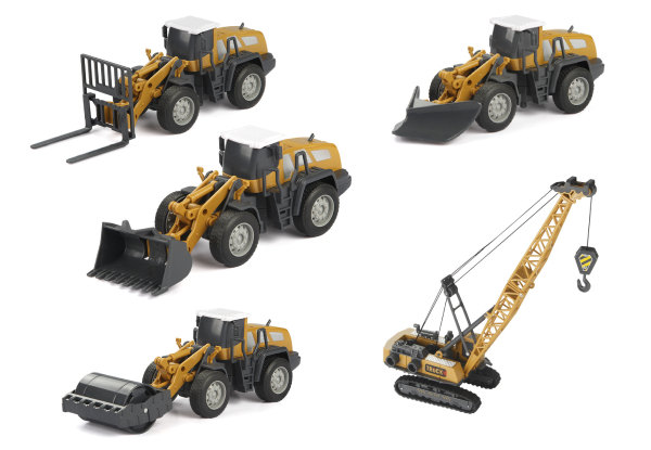 Inertia-Powered Agriculture Vehicle Toy Set