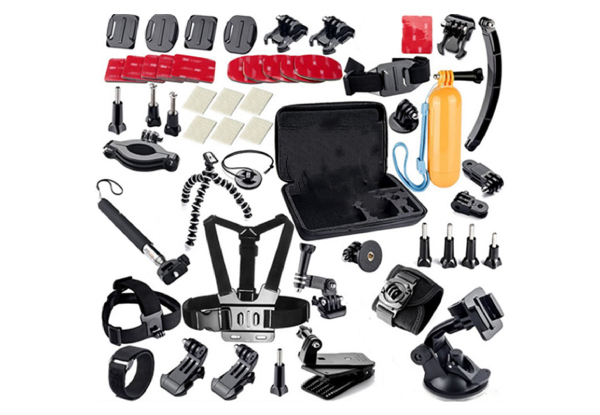GoPro-Compatible Accessories 50-in-1 Family Kit Package