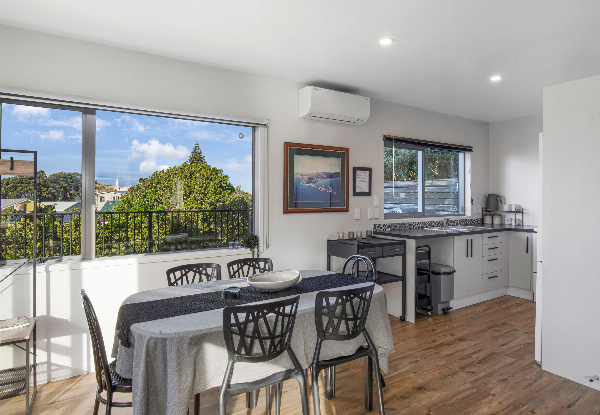 One-Night Gentle Recharge Retreat Package at ReTime Castlepoint Wairarapa incl. Bach Stay, Meals, Relaxation Session, Infrared Session, & Creative Activity - Options for Two or Four People