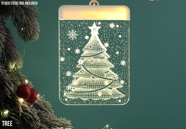 Hanging Square Christmas Light - Five Styles Available