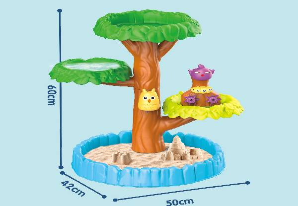 Tree Water Table Sand Play Toy Set