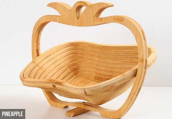 Bamboo Collapsible Fruit Basket - Two Styles Available