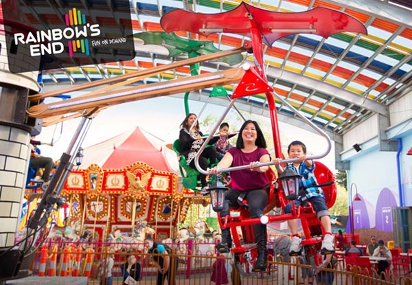 Superpass to Rainbows End incl. Admission & Unlimited Rides - Options for a Night Ride Pass or Superpass with Meal Deal or Photo Package