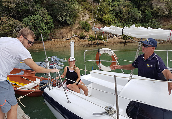 Per-Person, Twin-Share Two-Day Learn to Sail - Options for a D20 or N25 Yacht in the Bay of Islands