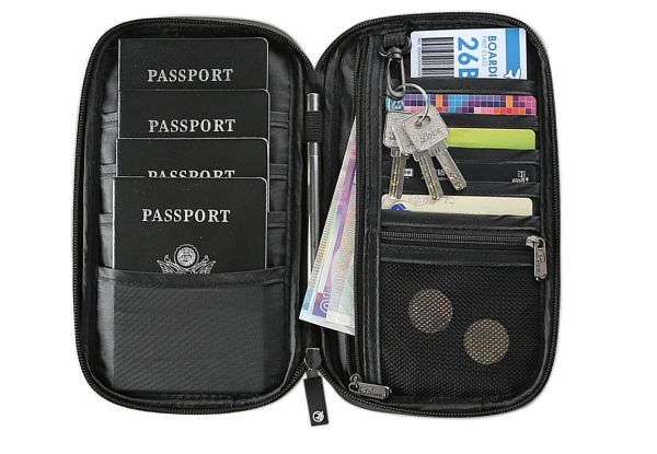 Travel Wallet Family Passport Holder - Two Colours Available