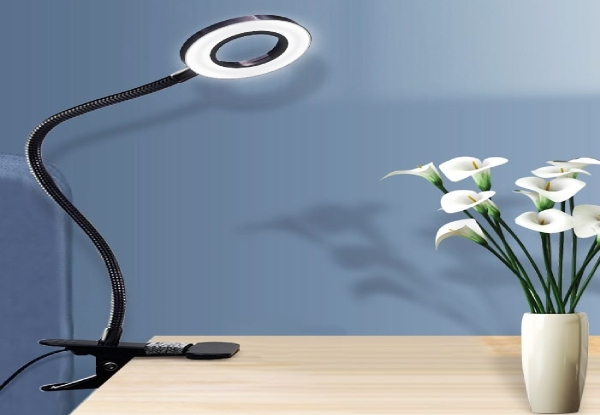LED Clip-On Desk Lamp