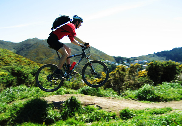 Per Person Exhilarating Seven-Day North Island Mountain Bike Tour incl. Guides, Transport, Excursions (Jet Boat/Cultural Exp), Breakfasts & More - options for Shared or Private Accommodation