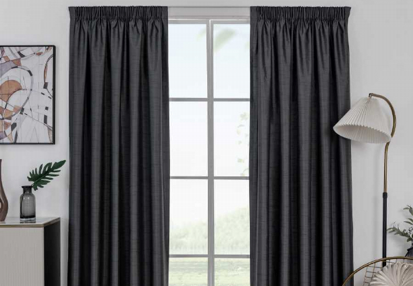 Pair of Thermal Readymade Curtains - Available in Three Colours & Six Sizes