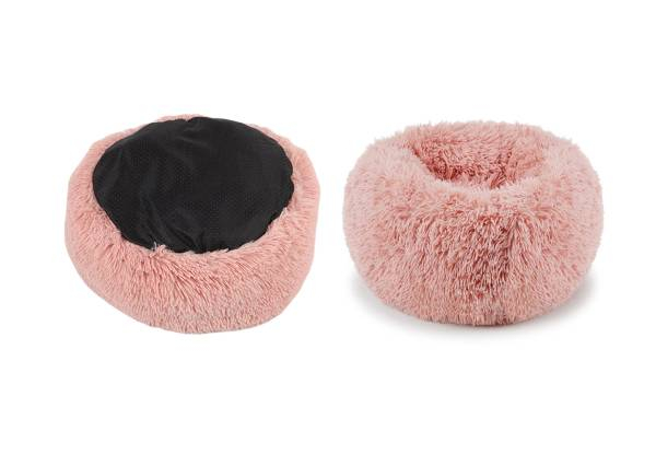 Luxury Shaggy Donut Pet Bed - Three Sizes & Three Colours Available