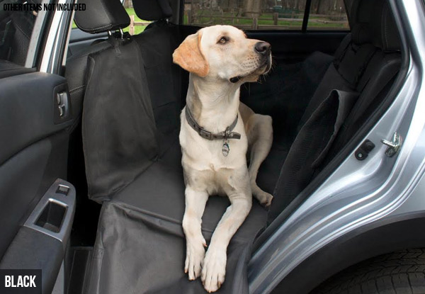 Water-Resistant Pet Car Backseat Cover - Three Colours Available