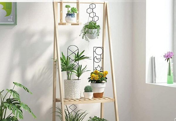 Four-Piece Metal Plants Climbing Trellis Set - Available in Two Styles & Option for Two Sets