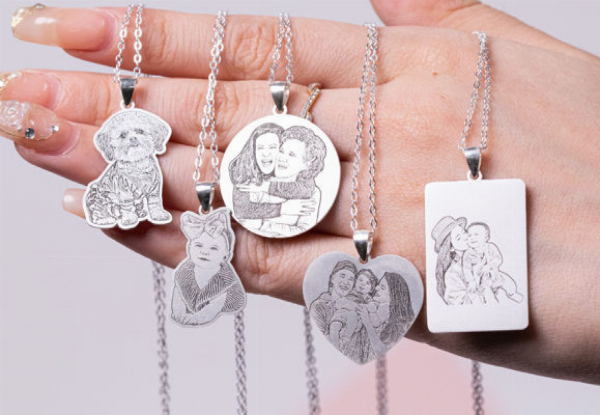 Custom Photo Necklace