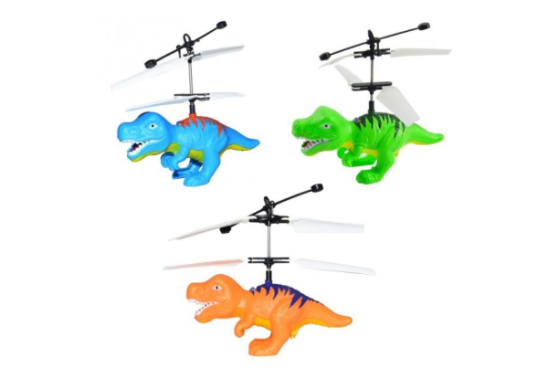 Dinosaur Sensor Helicopter - Four Options & Three Colours Available with Free Delivery