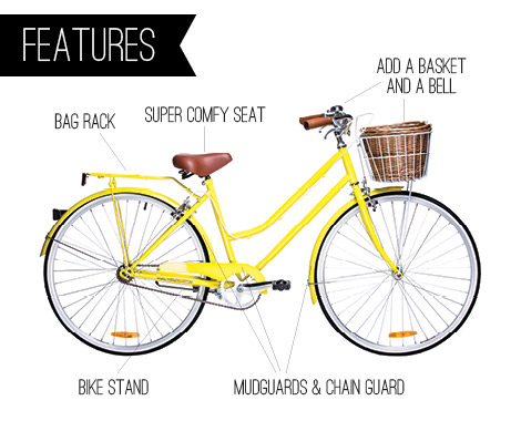 $249 for a Vintage-Style Ladies' Six-Speed Bicycle incl. Nationwide Delivery - Available in Two Colours & Two Sizes (value $499)