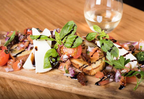 Three Tapas to Share and Two Drinks for Two People in Takapuna