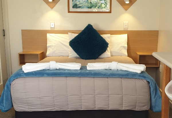 Two-Night Taupo Getaway for Two in a Select Studio Room incl. Continental Breakfast, Late Checkout & Free Parking