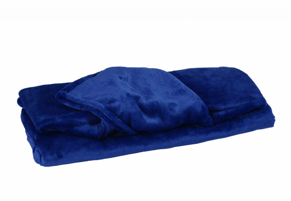 DreamZ Soft Plush Blanket Hoodie - Available in Three Colours & Option for Two-Pack