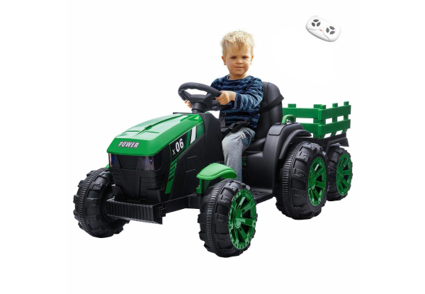 Kids Ride-On Electric Tractor Toy - Four Colours Available