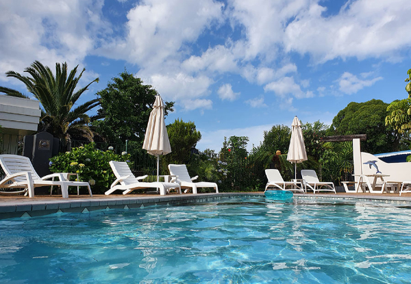 Indulgent Weekend Escape for Two in Whangamata incl. Private Hot Tub, Continental Breakfast & 11am Late Check-Out - Options for Two or Three Nights
