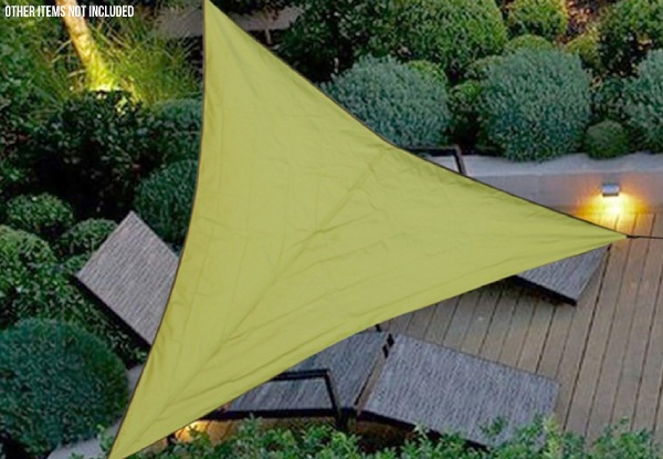 Outdoor Triangular Canopy Sunshade - Three Colours Available