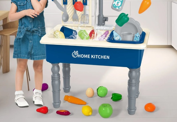 Kid's Kitchen Sink Toy Set - Two Colours Available