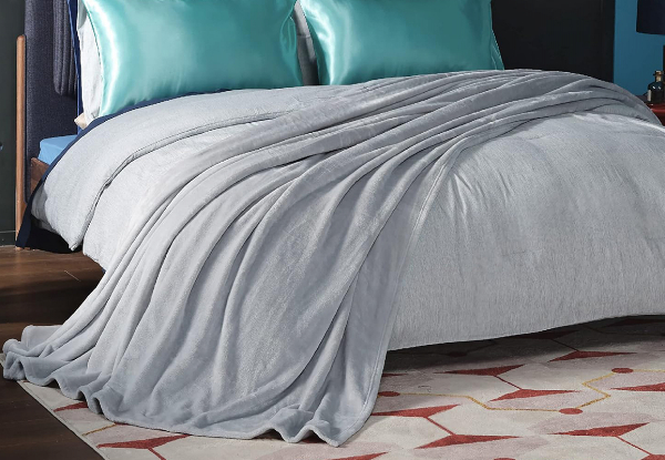 Lightweight Cosy Throw Blanket - Available in Three Colours
