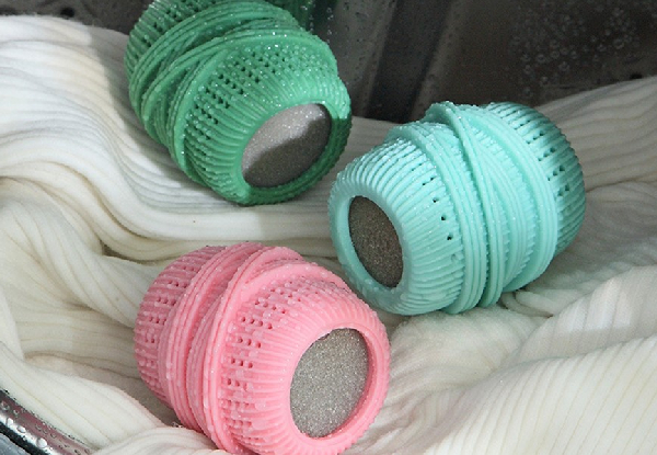 Two-Pack Anti-Entanglement Laundry Balls - Three Colours Available & Option for Four-Pack