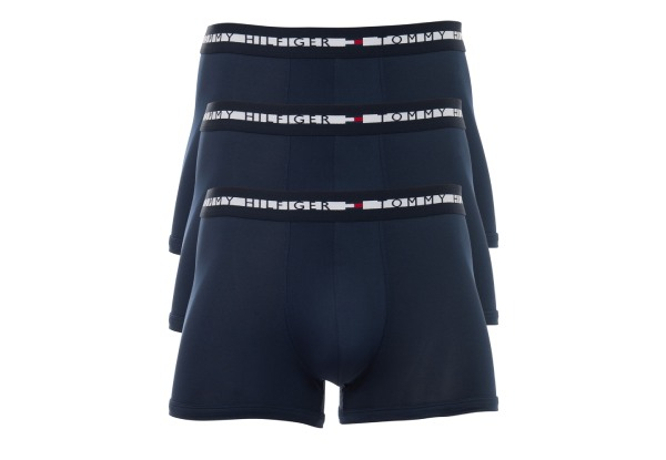 3-Pack Tommy Hilfiger Men's Microfibre Trunk Underwear - Five Sizes & Three Colours Available