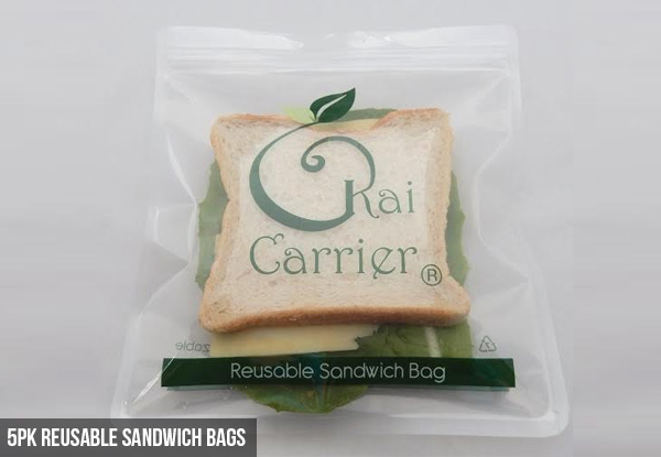 Kai Carrier Food Storage Bag Range - Three Sizes & Multi-Pack Option Available