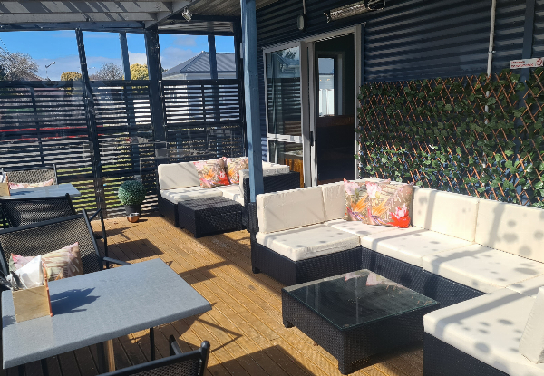 One-Night Ensuite King Room Stay for Two People Incl. Breakfast, Hot Tub & Sauna Access at LKNZ Lodge, Ohakune - Valid for Stays During November and first two weeks of December 2026 (Value $251)