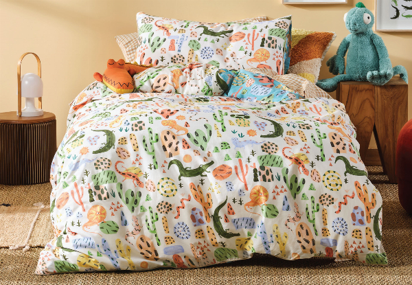 Tales & Scales Duvet Cover Incl. Pillowcase - Two Sizes Available - Elsewhere Pricing Starts at $119.99