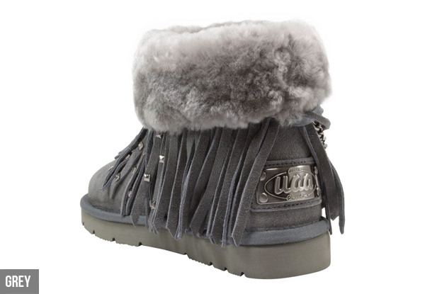 Aussie Connection Women’s Tassel Designer Sheepskin UGG Boots - Two Colours Available