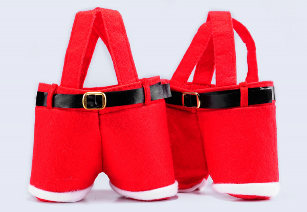 Santa Pants Candy Bags - Two Sizes Available & Option for Two with Free Delivery