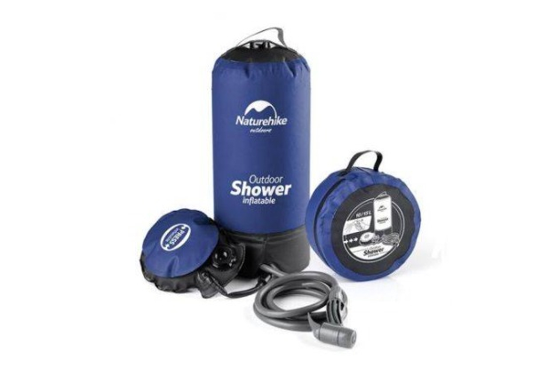 Portable Camping Shower with Foot Pump