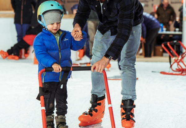 School Holiday Special - Ice Skating & Hanmer Springs Thermal Pools & Spa - Family Entry