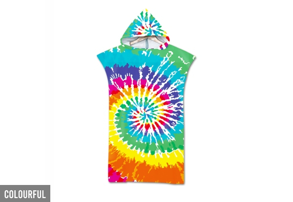 Adults Hooded Beach Towel - Six Prints Available